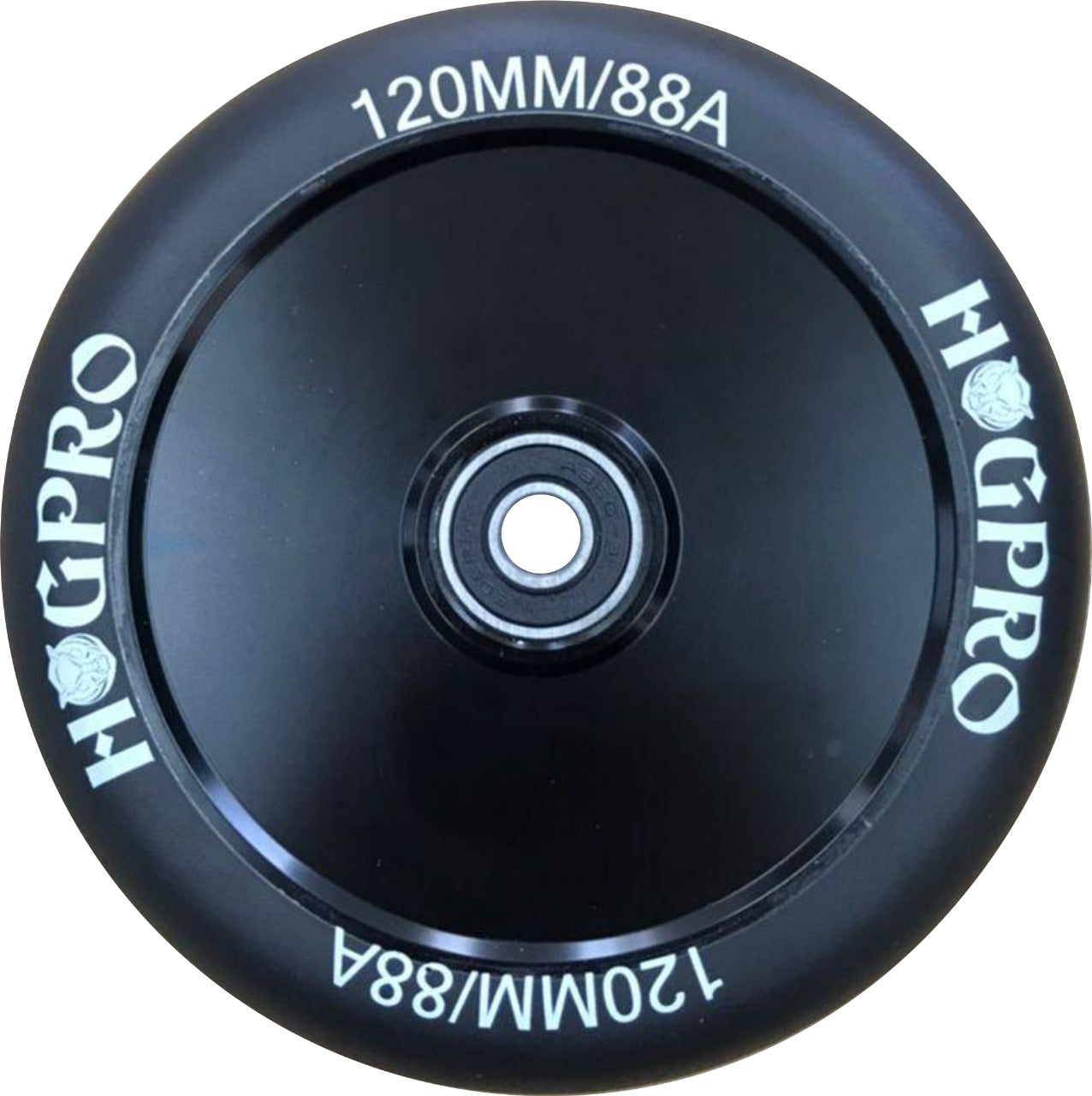 HogPro Wheels - 120mm - ECLIPSE WHEEL - Black on Black Hollow Core