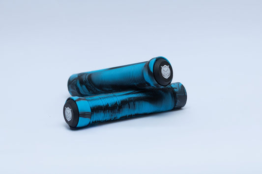 HogPro - Bar Grips - Blue/Black Marble - 145mm