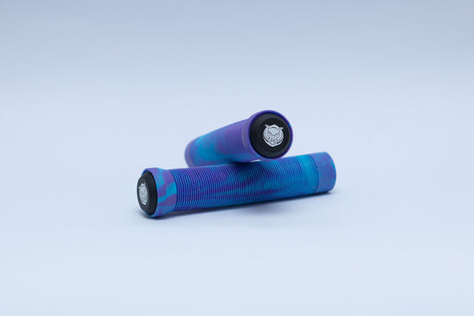 HogPro - Bar Grips - Purple/Blue Marble - 145mm