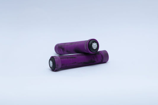 HogPro - Bar Grips - Purple/Black Marble - 145mm